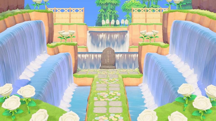 animal crossing waterfalls