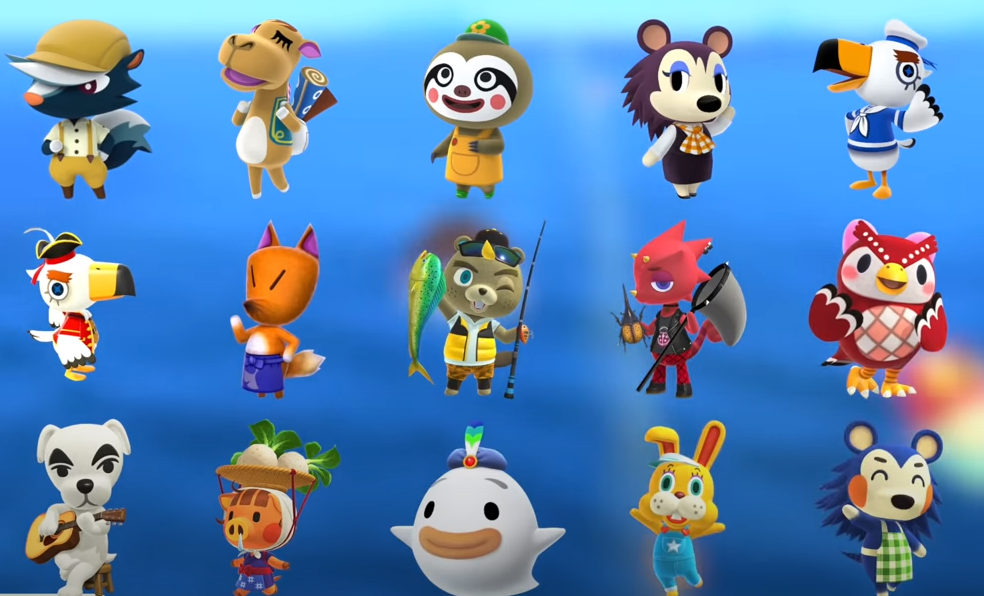 animal crossing new horizons special characters