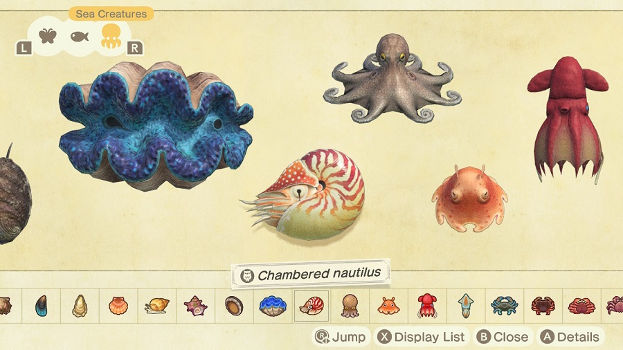 ACNH Sea Creatures July List