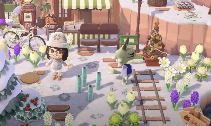 Best Aesthetic Winter Animal Crossing Island Design - 10 ACNH Winter Town Decoration Ideas