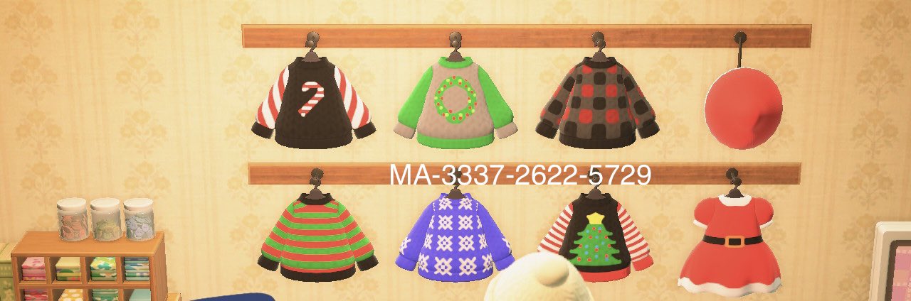 ACNH Winter Clothing Designs - 3