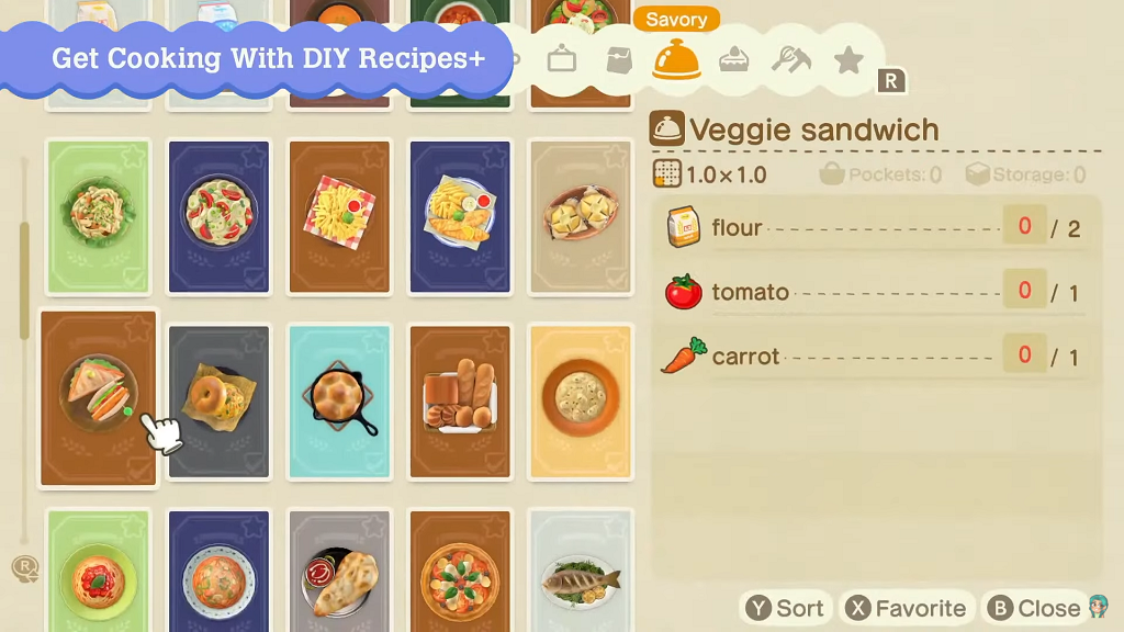 Animal Crossing New Horizons 2.0 Food Items