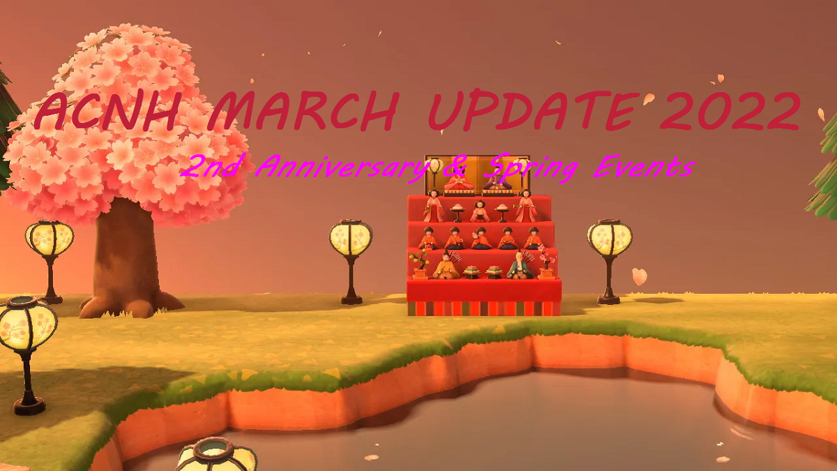 ACNH March Spring Update 2022