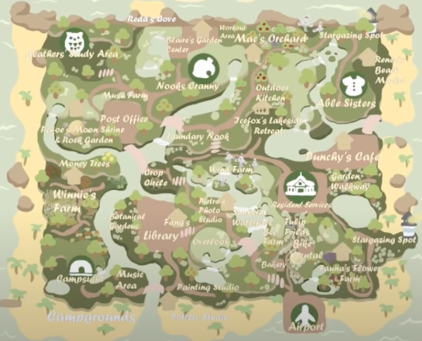 8 Best ACNH Map Layout Ideas How To Layout Your Island In Animal Crossing