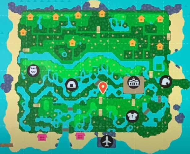 acnh map layout idea 8