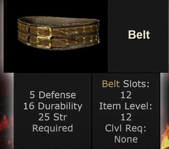 Diablo 2 belt 1