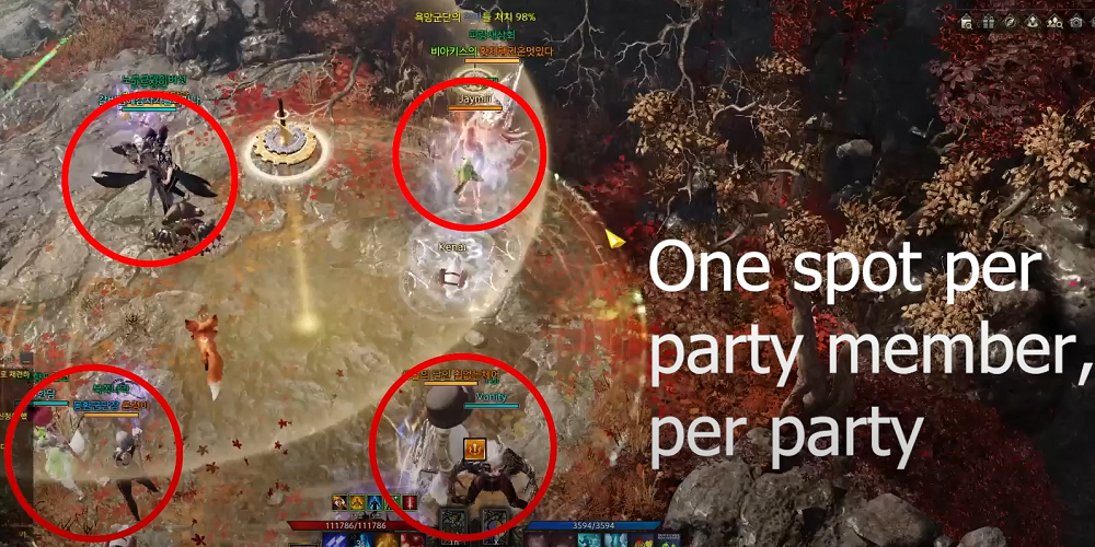 Lost Ark Vykas Phase 1 Mechanics - Party Position
