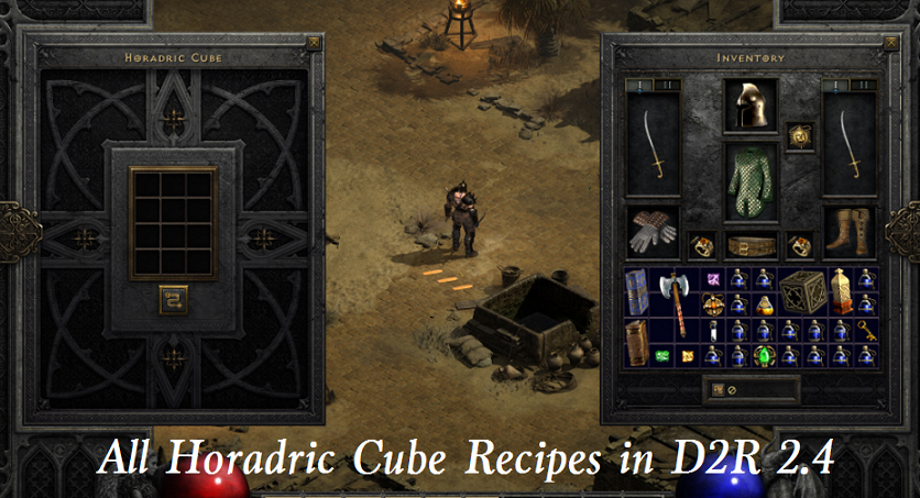 All Horadric Cube Recipes in D2R 2.4