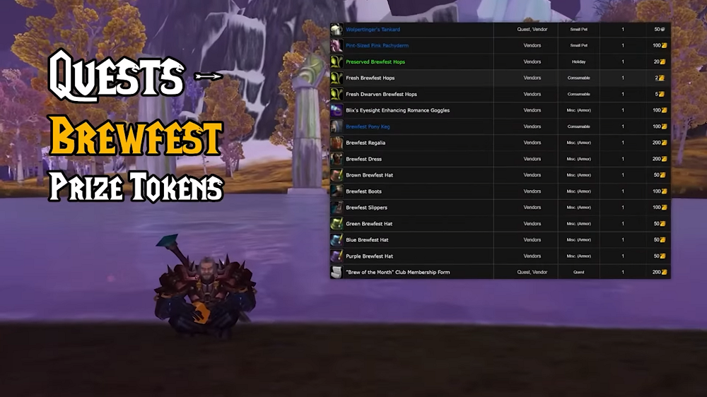 WOTLK CLASSIC Brewfest Event 2022