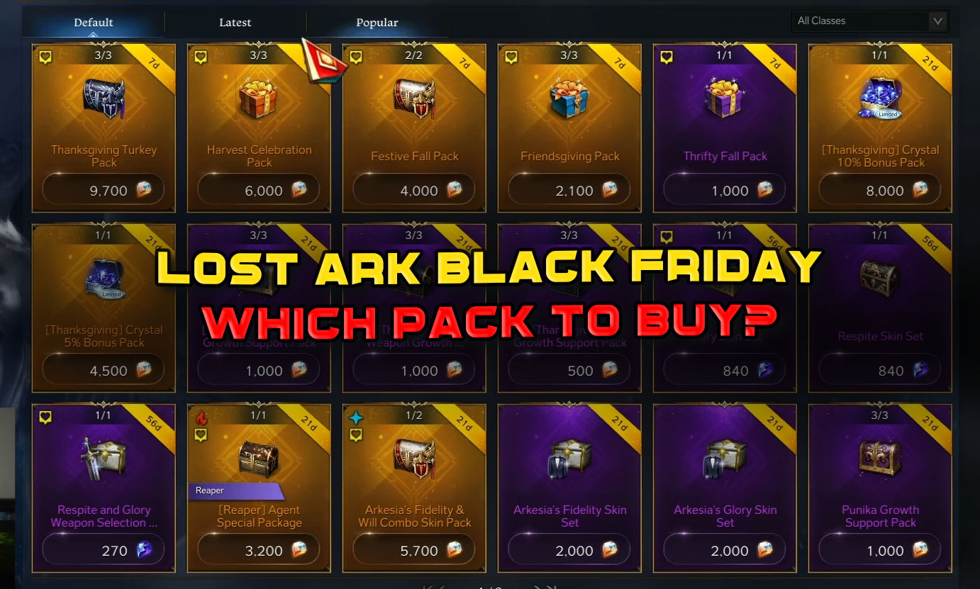 Lost Ark Black Friday & Cyber Monday 2022 - Best BLACK FRIDAY PACKS & BUNDLES