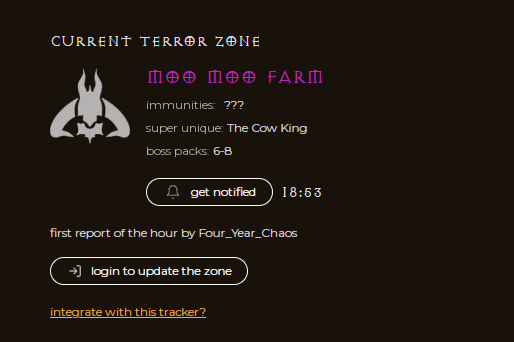 D2R Terror Zone Tracker