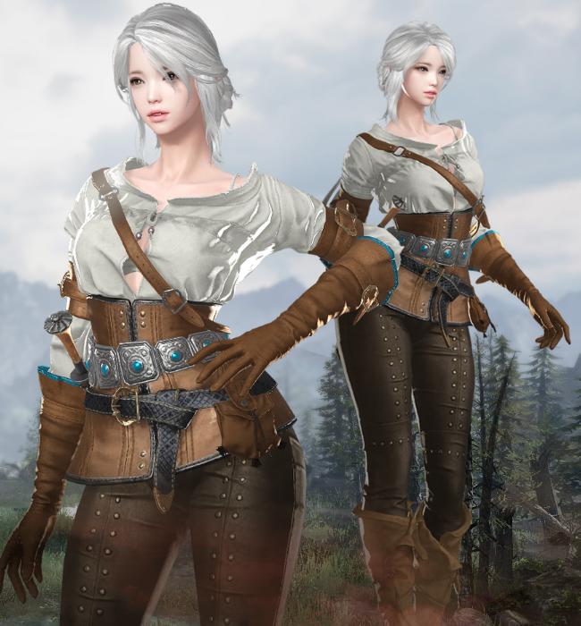 Lost Ark Witcher Crossover Event Items - The Witcher Skins for Female