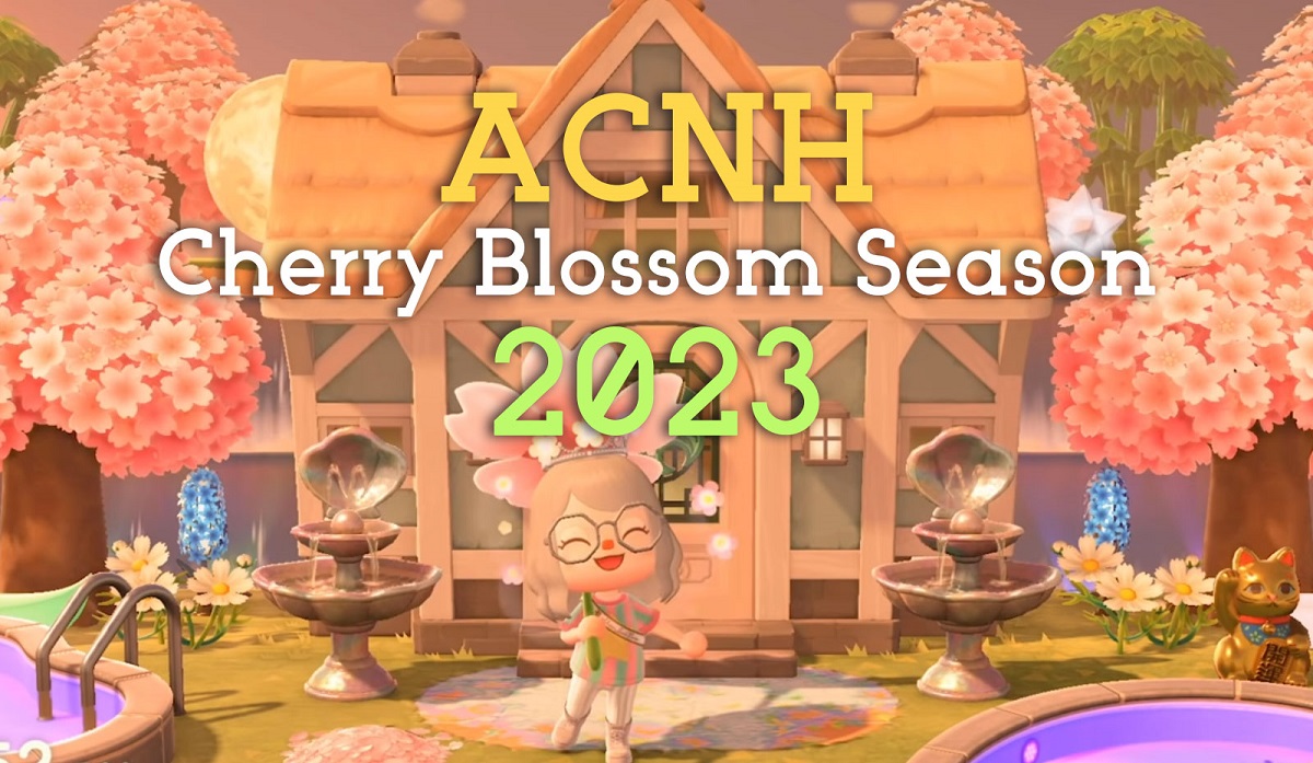 ACNH Cherry Blossom Season 2023