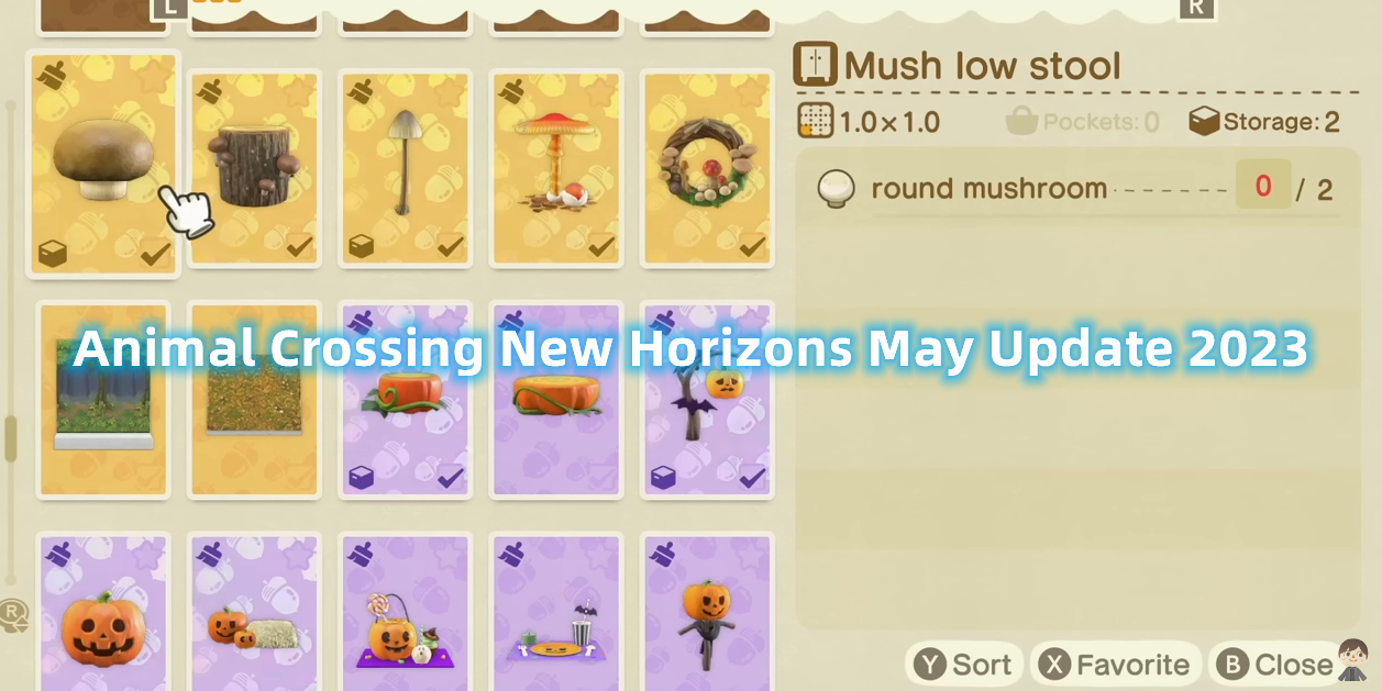 Animal Crossing New Horizons May update 2023_