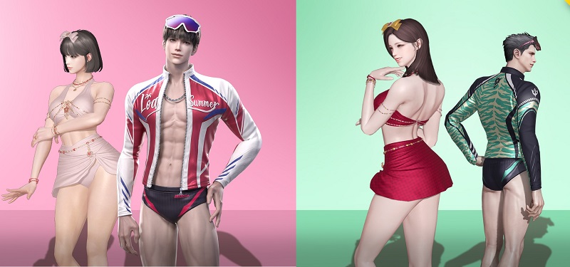 Lost Ark Summer Skins 2023 - Tikkatika Beachwear Set