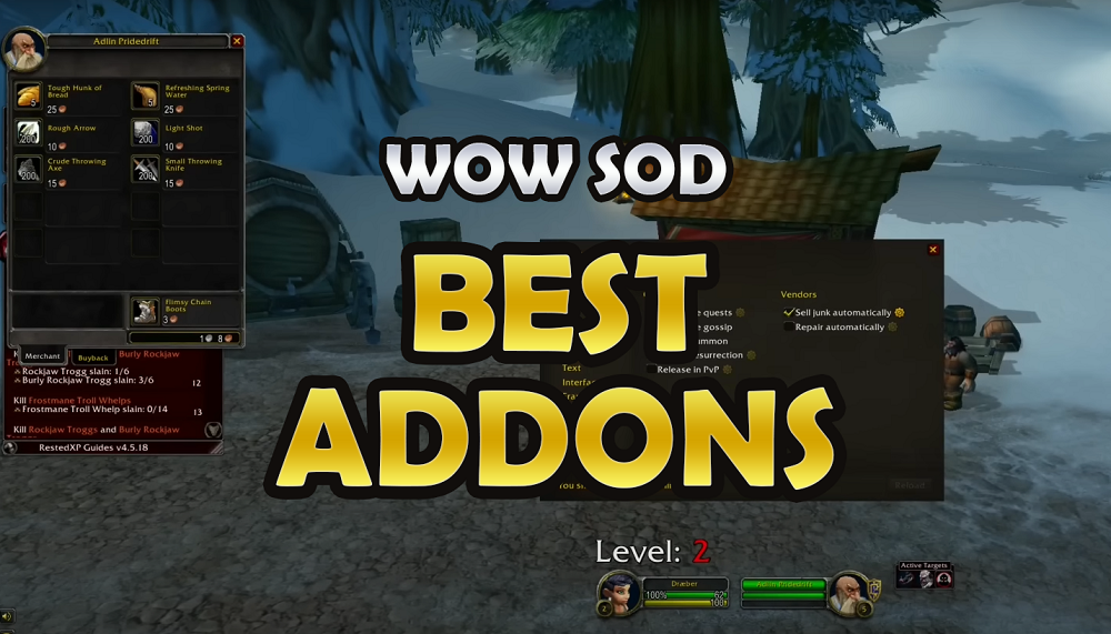 WOW SOD BEST ADDONS