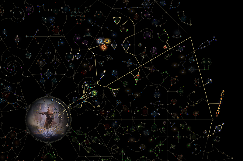 PoE 2 Ice Strike Monk Build passive tree