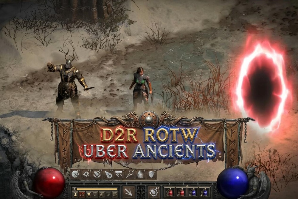 D2R RotW Uber Ancients Drops (Jewels), Builds, Summon & Fight Guide