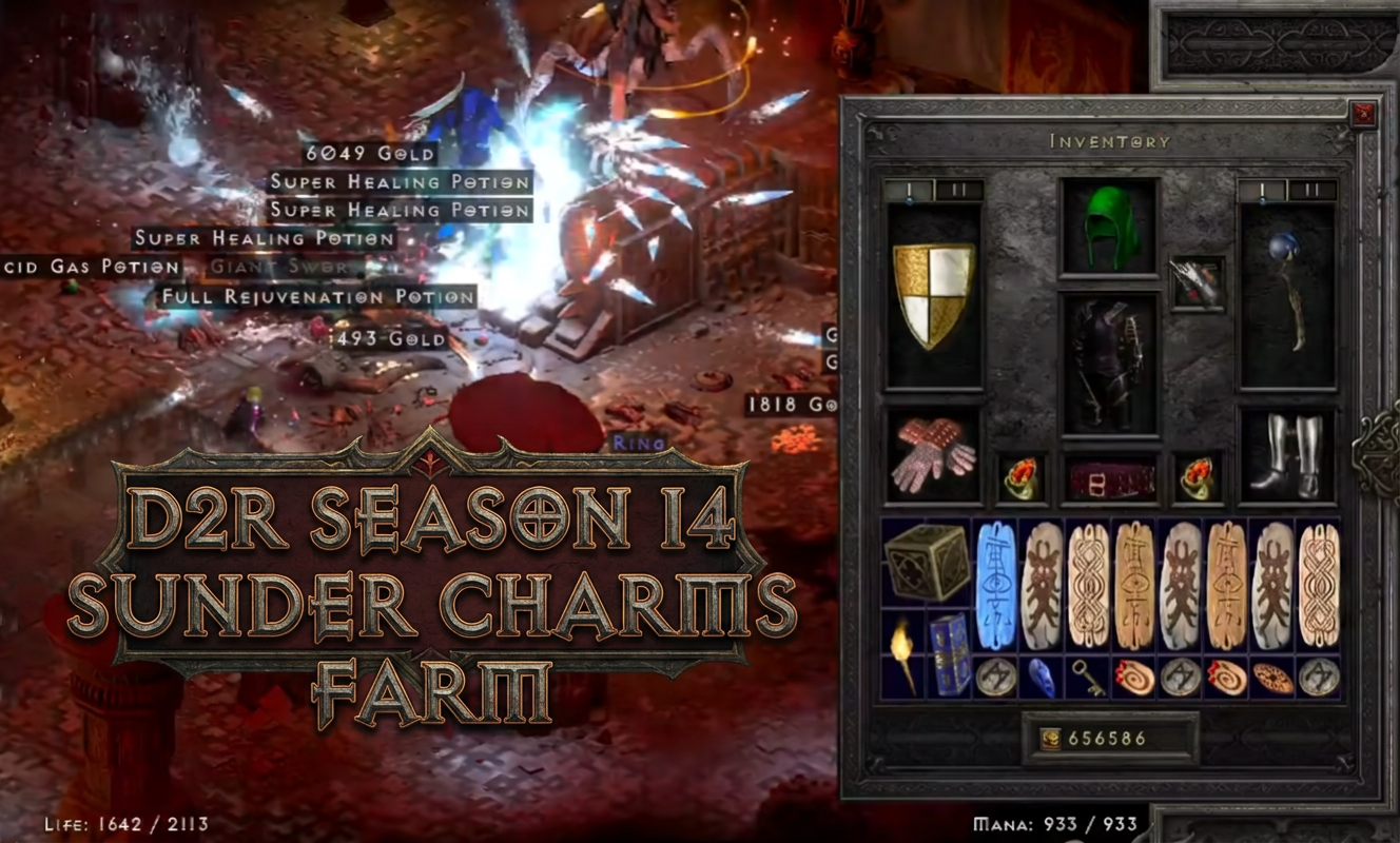 DIABLO 4 SEASON 14 SUNDER CHARMS DROP & FARM