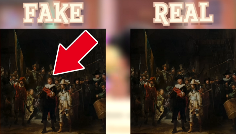 ACNH Amazing Painting Real vs Fake