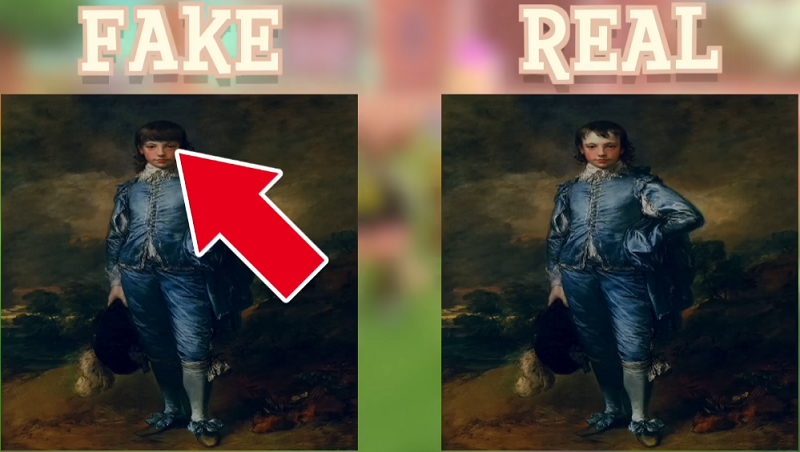 ACNH Basic Painting Real vs Fake