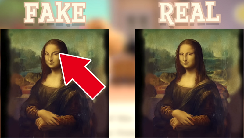 ACNH Famous Painting Real vs Fake