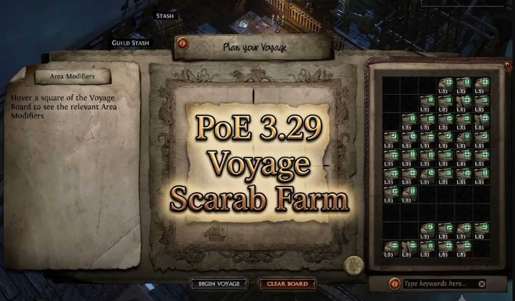 PoE 3.29 Voyage Scarab Farm