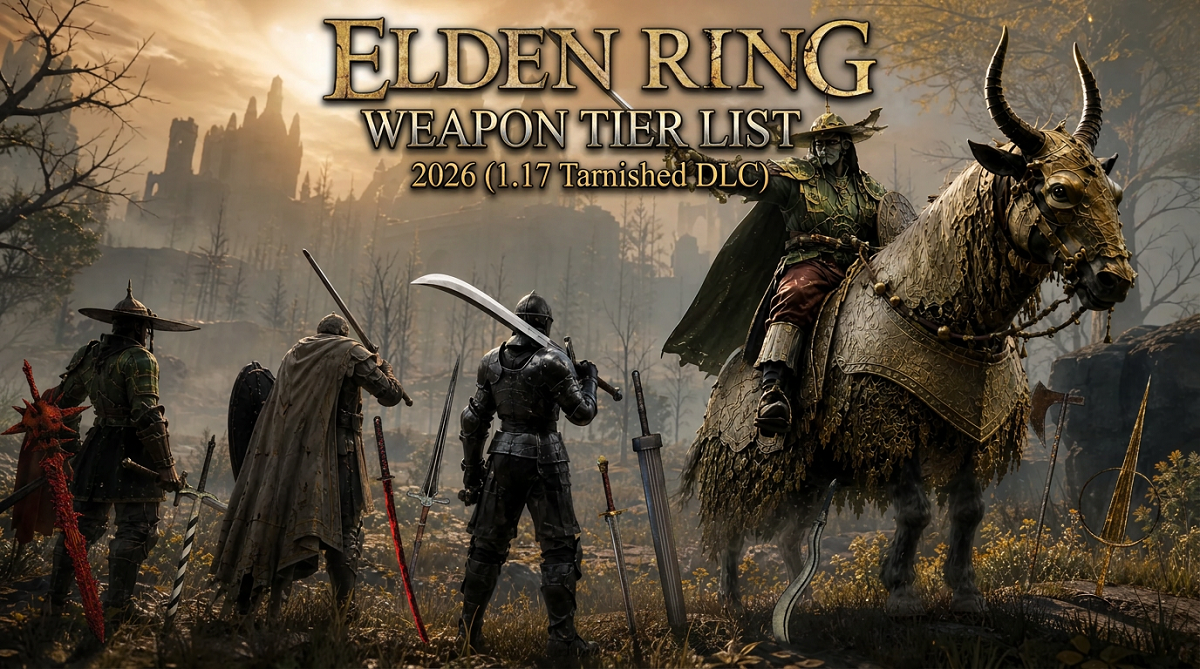 Elden Ring Weapon Tier List 2026 - New Best Weapons in 1.17 Tarnished Edition